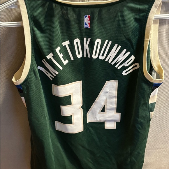 Milwaukee Bucks NBA Giannis Antetokounmpo Fanatics Basketball Jersey Youth L - Picture 5 of 5